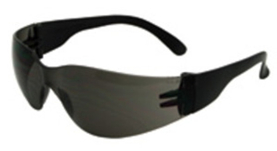 Aegis IS300 Wraparound Gray Lens Black Lightweight Frame Safety Glasses