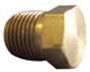 Plug 1/4 Hex Brass