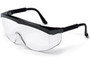 Aegis IS200 Wraparound Clear Lens Black Adjustable Frame Safety Glasses