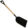 Plastic Grain Scoop Shovel, D-Grip Short Wood Handle