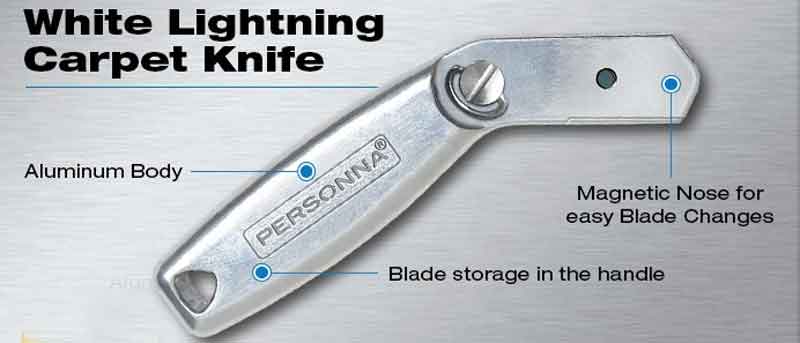 Carpet Knife Personna white Lightning - Kleenpro Supply