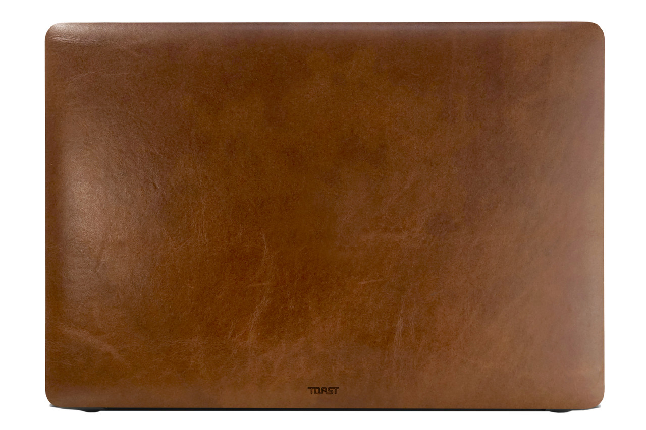 Personalized Laptop Sleeve - Leather - Brown - Engraved - 11