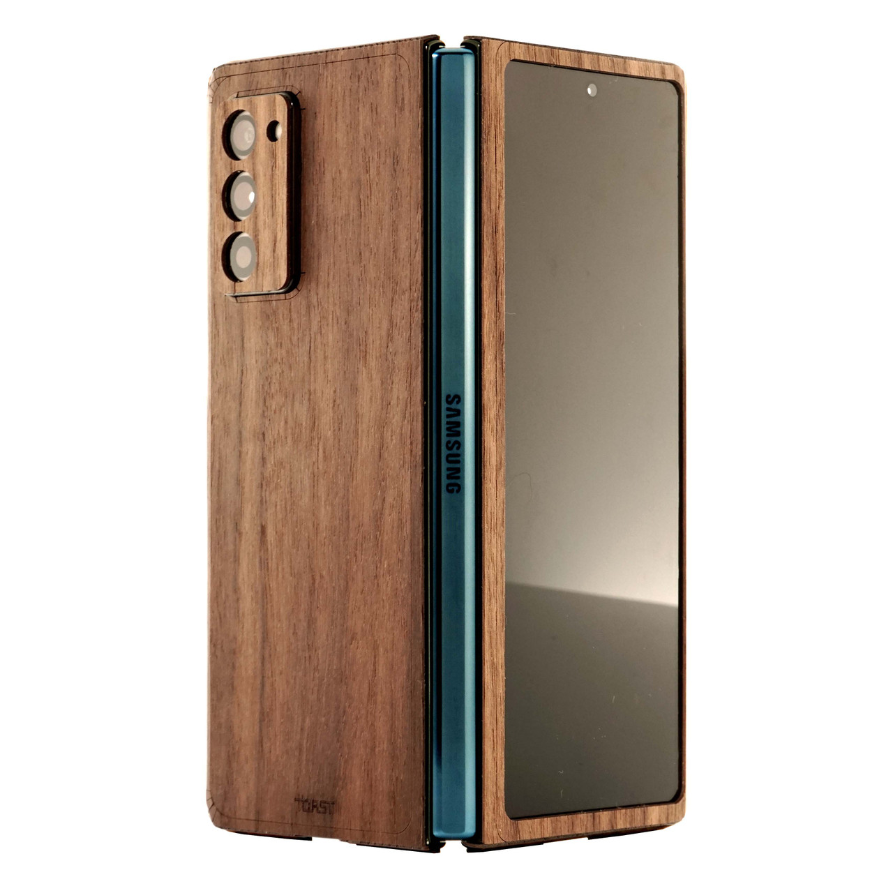 Real Wood Galaxy Fold 2 Covers |Toast | Made in USA
