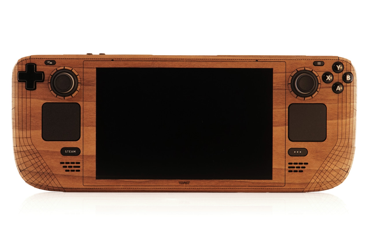 Real Wood Steam Deck LCD and OLED Covers, Toast