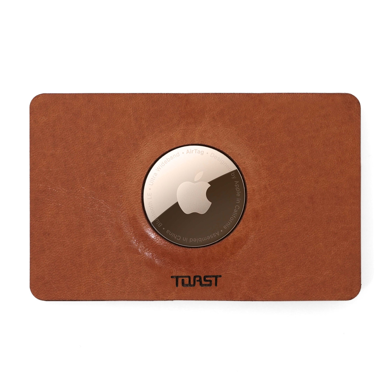 Elegant Genuine Leather Apple AirTag Wallet