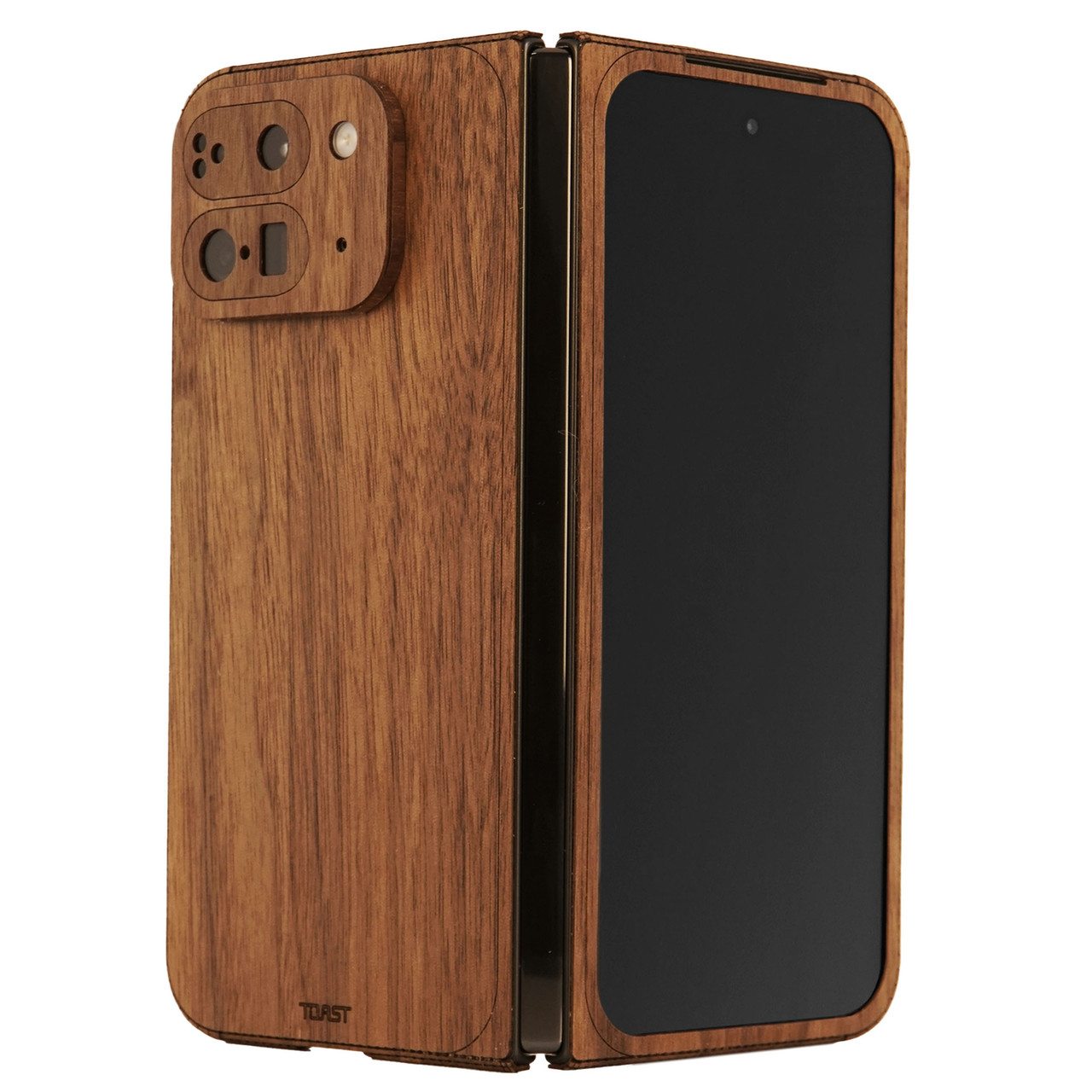 Real Wood Pixel 10 Pro Fold Covers |Toast | Made in USA Real Wood Pixel 10 Pro Fold Covers |Toast | Made in USA