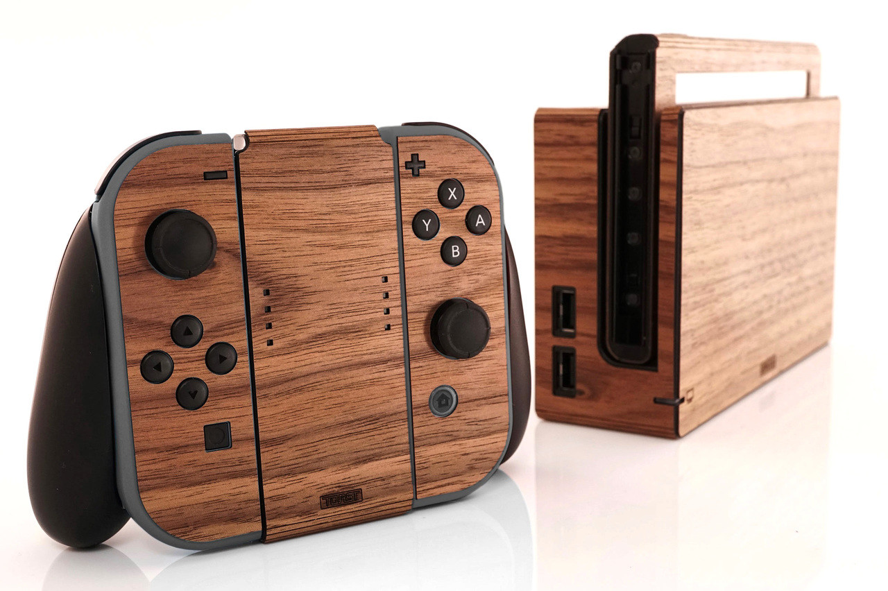 Nintendo Switch, OLED & Switch Lite Wood Cover - Toast | Made in USA