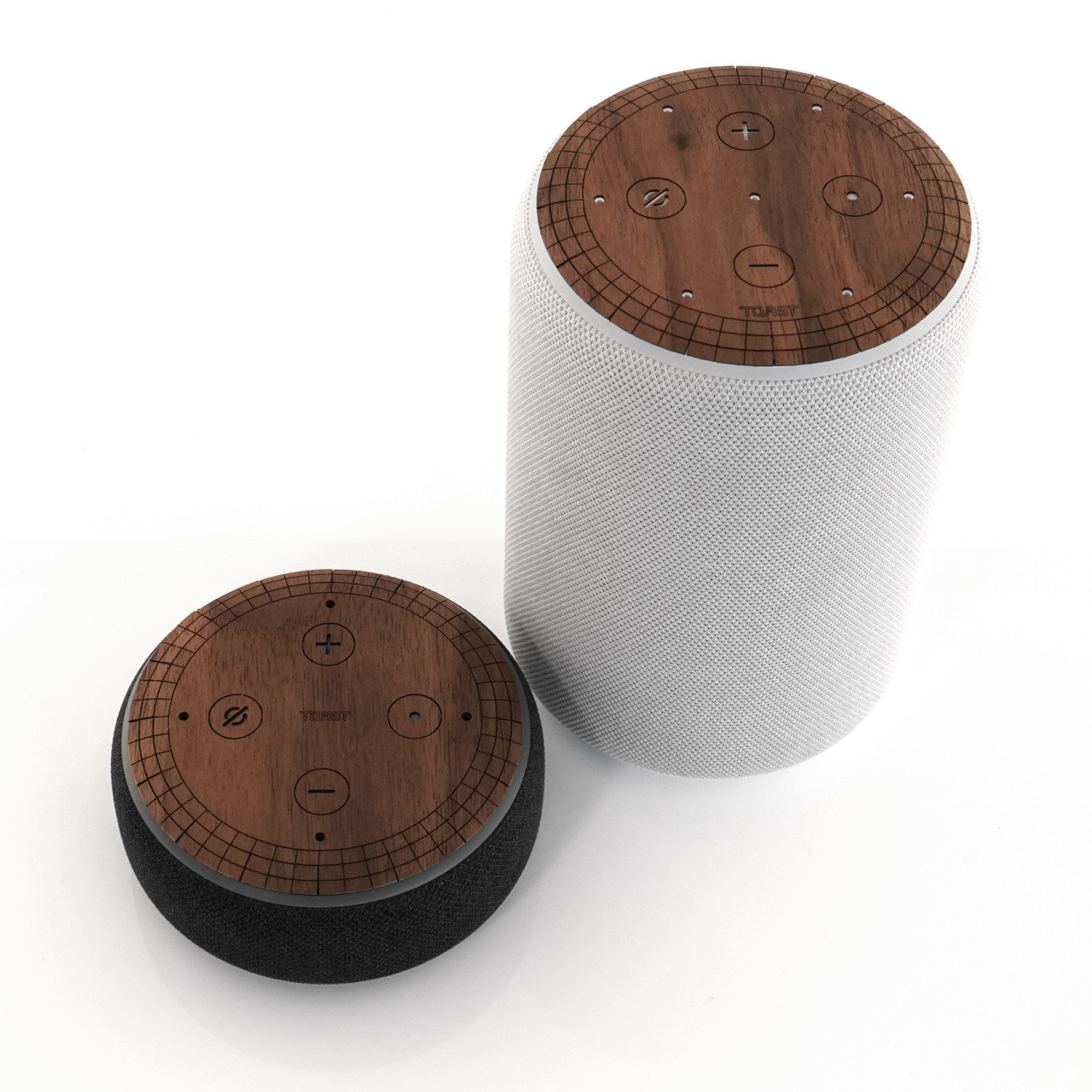 Echo / Echo Plus / Echo Dot wood covers - Toast