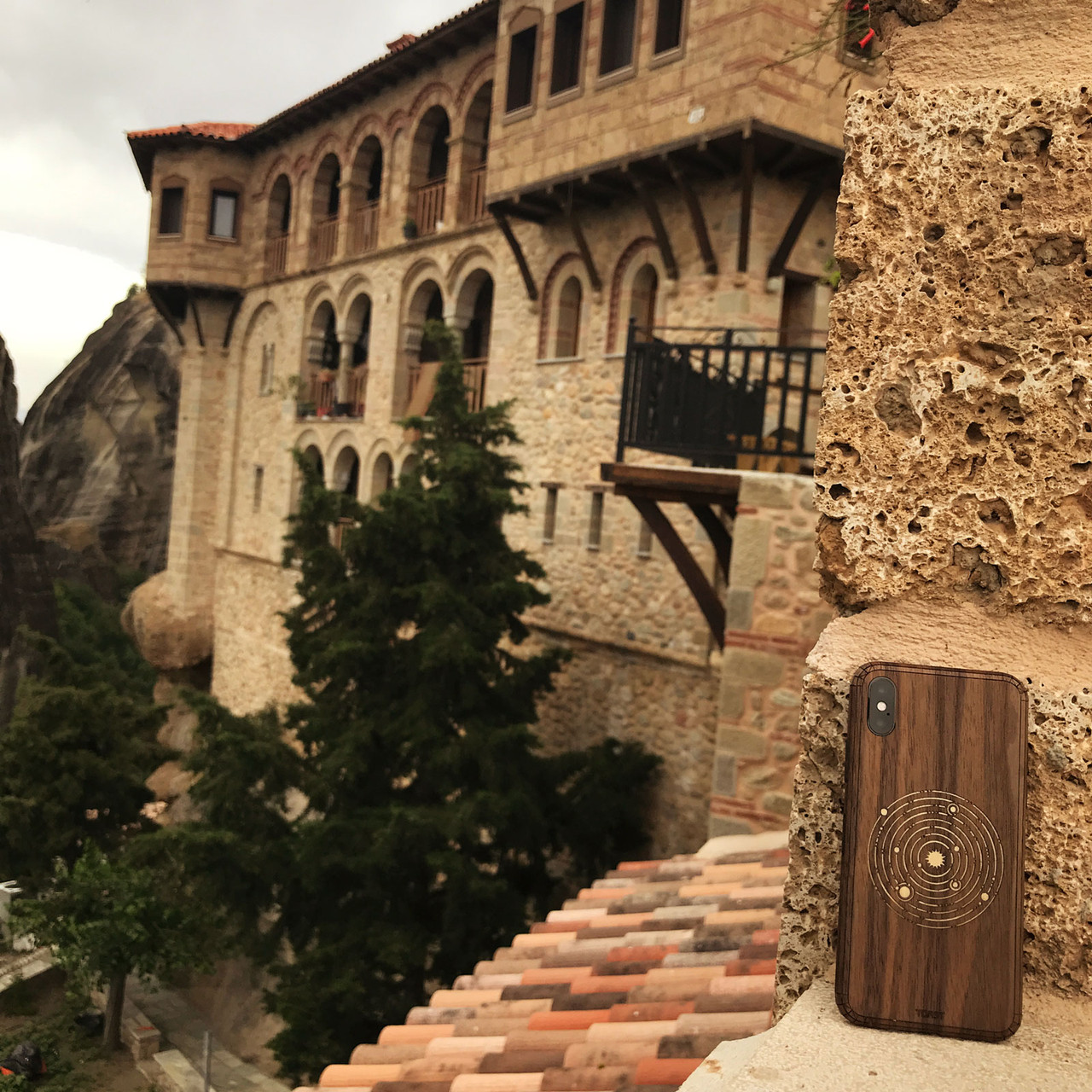 Real wood cover crafted to perfectly fit to the shape of the new