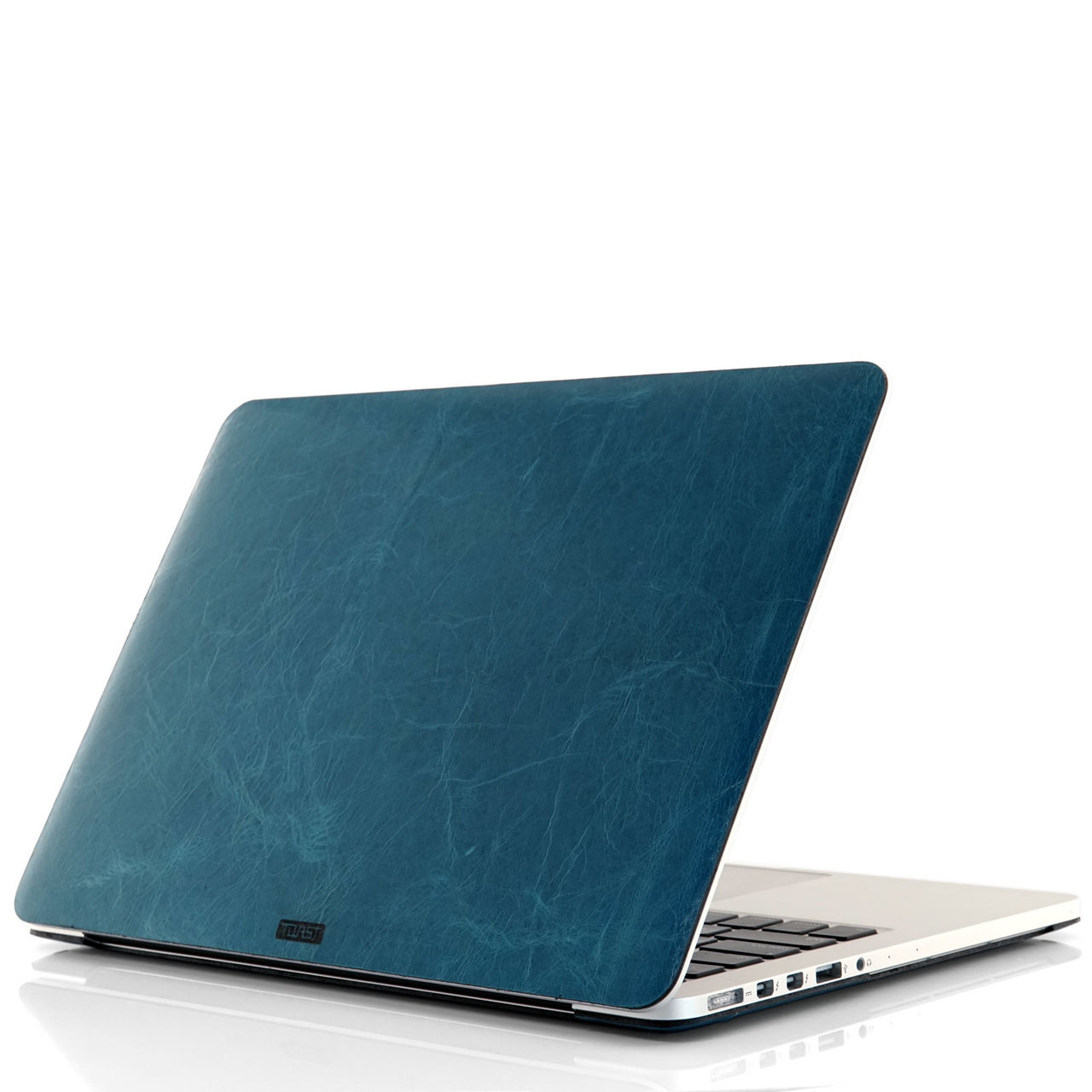 blue apple laptop