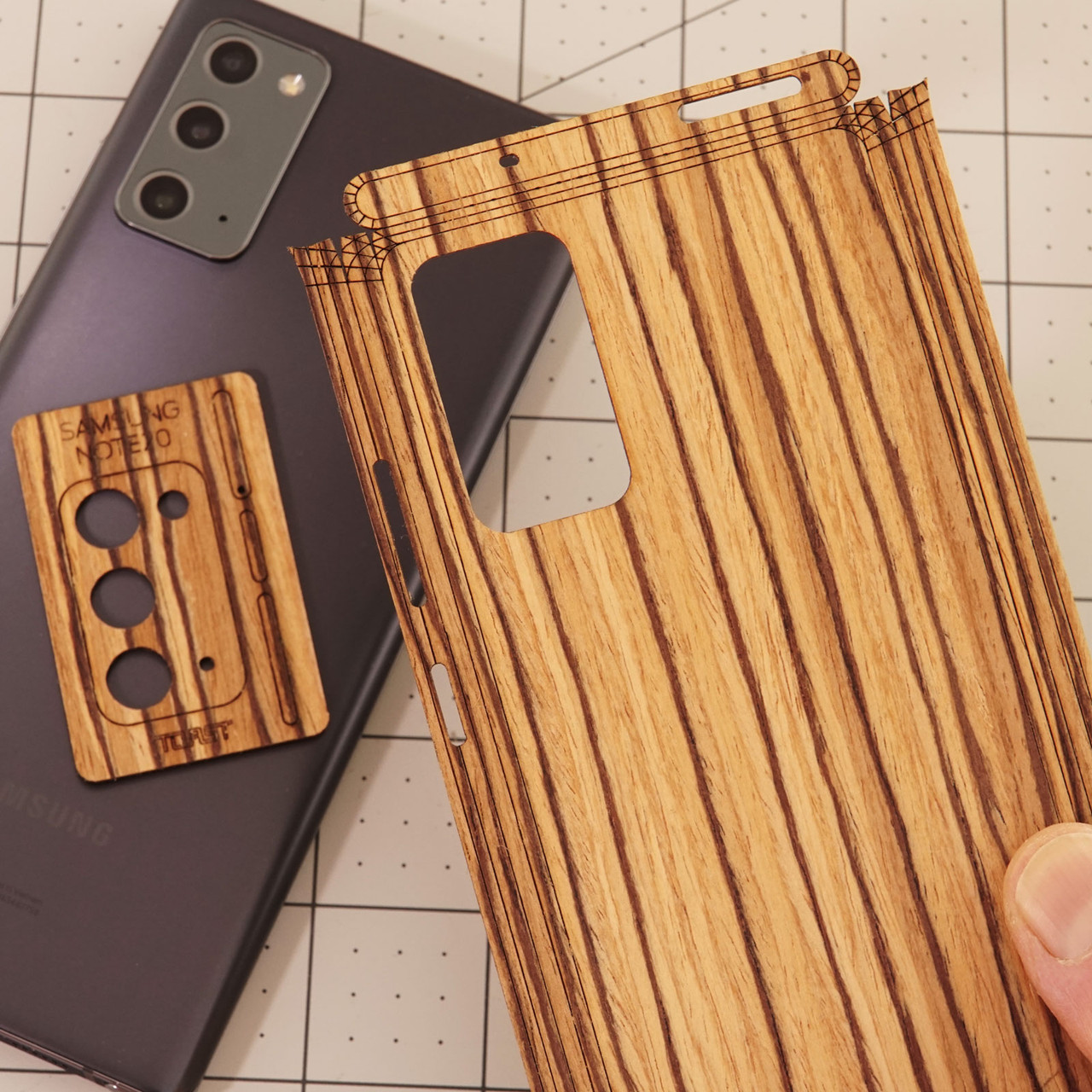 Real wood covers for Note 20 & Note 20 Ultra | Toast | USA