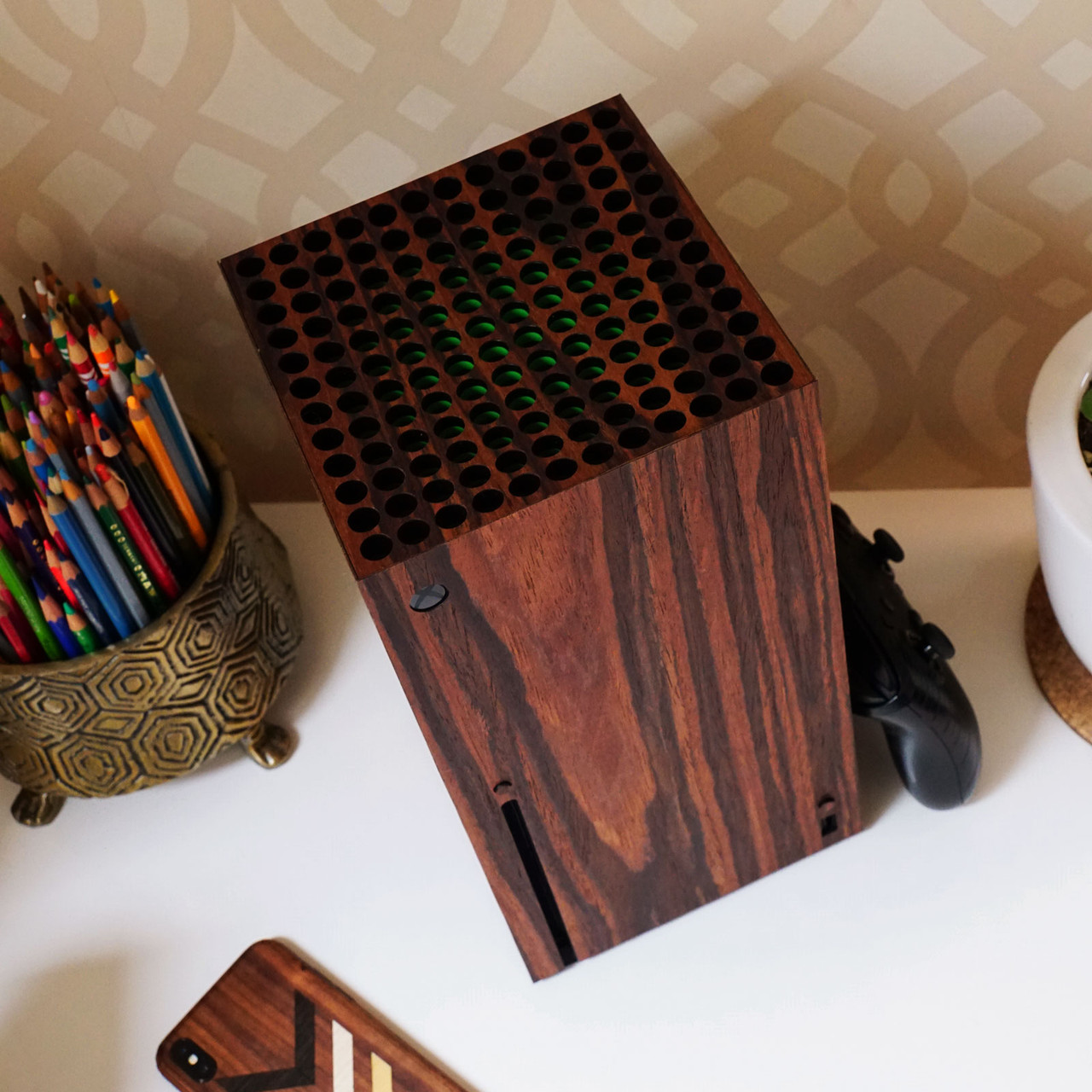 Real Wood Xbox Series X Covers Toast Made in USA