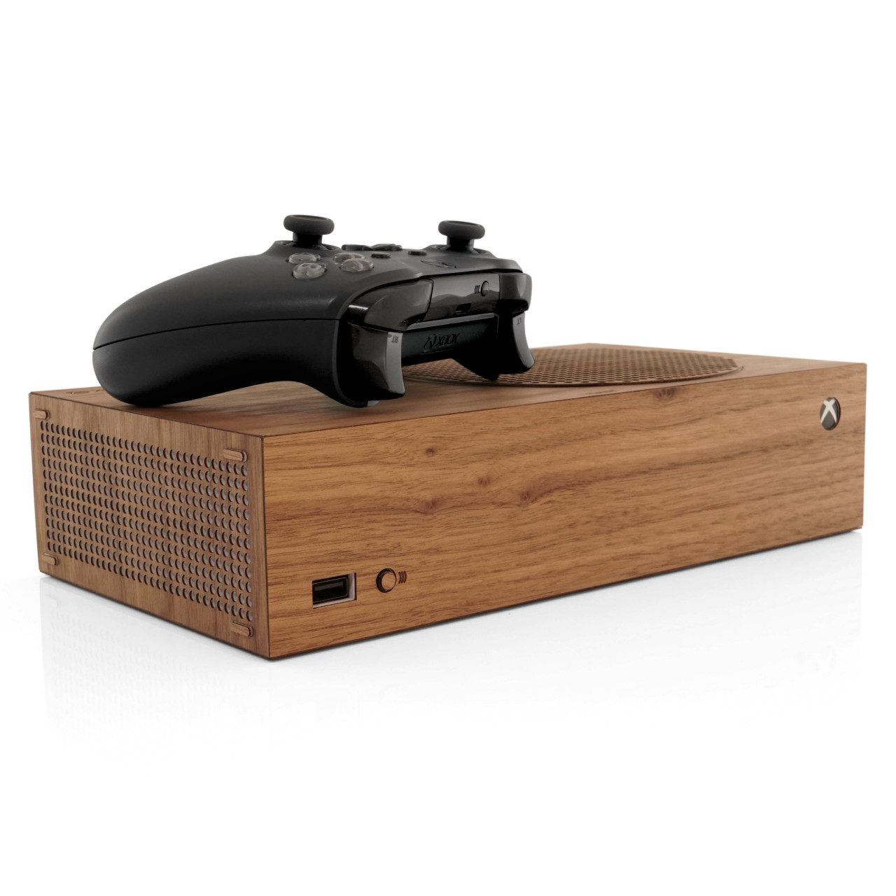 Real Wood Xbox Series S Covers, Toast
