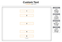 Custom Text Options