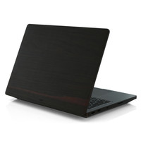 Detail shot of Dell Pro Max wood cover in black walnut.