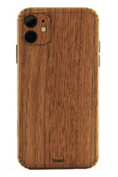 Toast iPhone 11  wood cover in walnut.