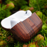 Toast AirPods Pro case cover in rosewood, lifestyle image.