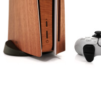 Toast wood cover for Sony Playstation 5 in lyptus.