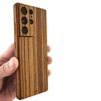 Zebrawood Samsung Galaxy S21 Ultra Toast cover.