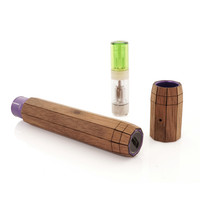 Toast real walnut wood cover for AiroPro vape pen.