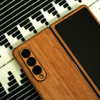 Lyptus wood cover/ wrap for Fold 4 Smartphone.