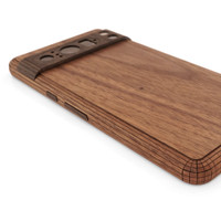 Wooden pixel 8 case / cover in walnut by Toast.