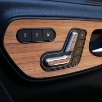 Real wood Toast Sprinter van interior kit for door panels with electric seats.