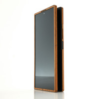 The best case for Samsung Galaxy Z Fold7 is a Toast real wood cover.  Shown in teak wood.
