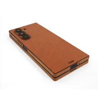 Unfold luxury with the Samsung Galaxy Z Fold 7 and our stunning whiskey leather and wood combo