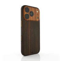 Black walnut combined with a walnut camera on iPhone 17 Pro, Toast cover.