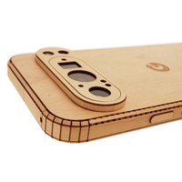Brighten Your Google Pixel 9 Pro with elegant maple wood wraps - custom laser engraving available.