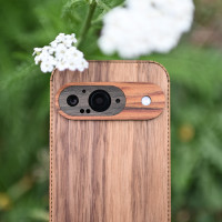 Elevate your Google Pixel 9 with the elegance of real walnut wood. This Toast cover brings natural beauty and durability to your favorite device.