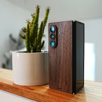 Our classic walnut cover brings natural grip, protection and style to the TriFold.