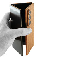Our thin cover adds grip without the bulk of a case.  Perfect for the Samsung Trifold.