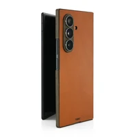 Samsung Galaxy Z TriFold leather and wood combo cover