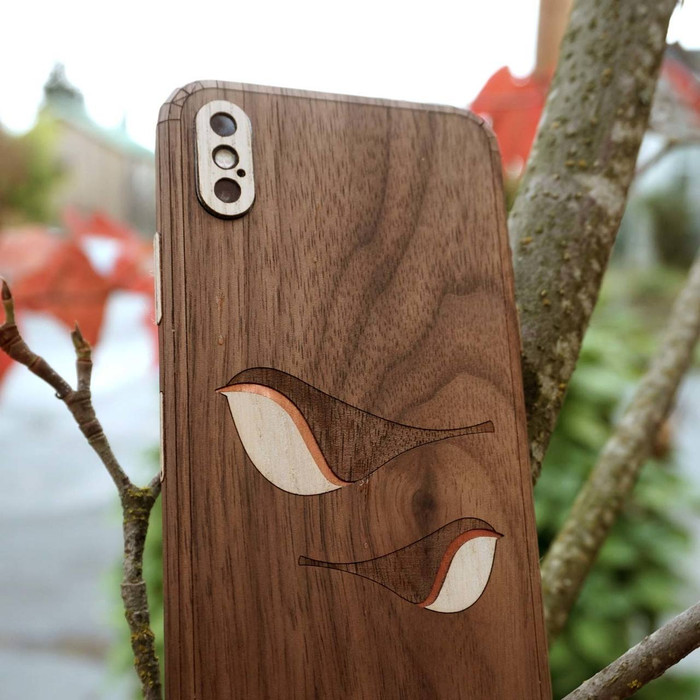 Wood iPhone XR Phone Cases - Carved