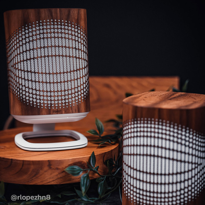 Real wood cover Sonos speakers