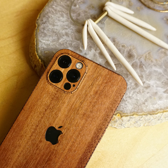 Ultra thin iPhone 12 Mini Slim Case made of wood