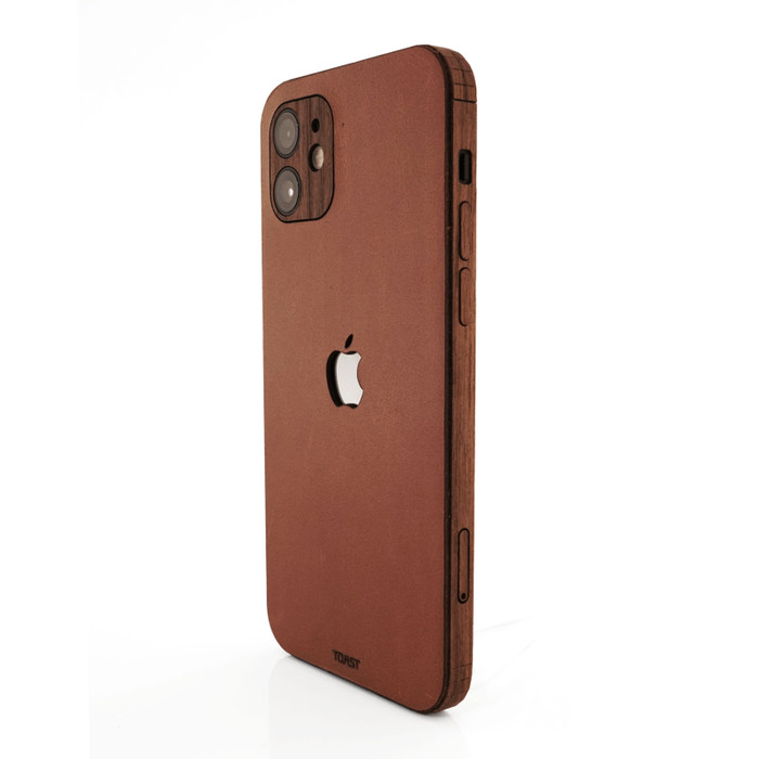 Leather and Wood Combo Cover for iPhone 12, mini, 12 Pro, 12 Pro