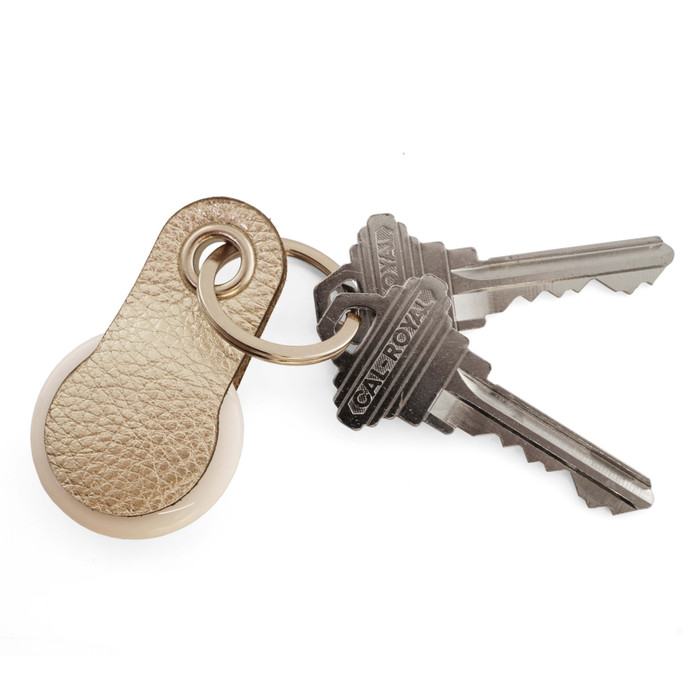 Apple AirTag leather key ring |Toast | Made in USA