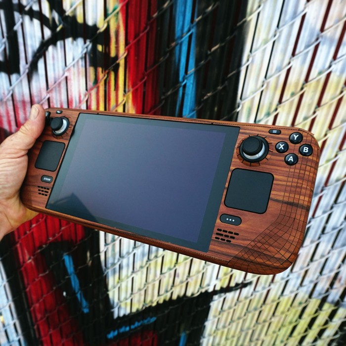 Real Wood Steam Deck LCD and OLED Covers, Toast