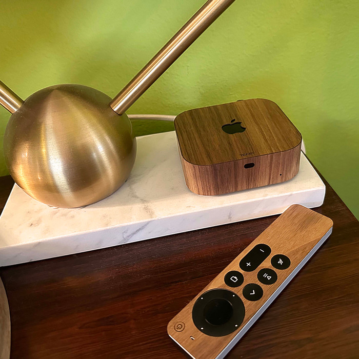 Real Wood Apple TV Covers in