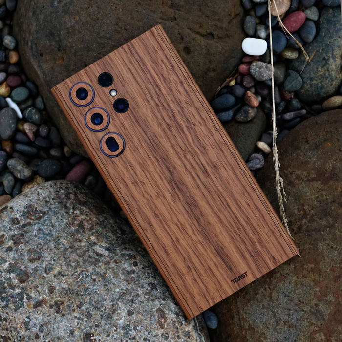 Toast Wood Cover for Samsung Galaxy S23 Ultra - Thumbnail 5