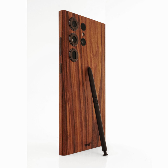Toast Wood Cover for Samsung Galaxy S23 Ultra - Thumbnail 3