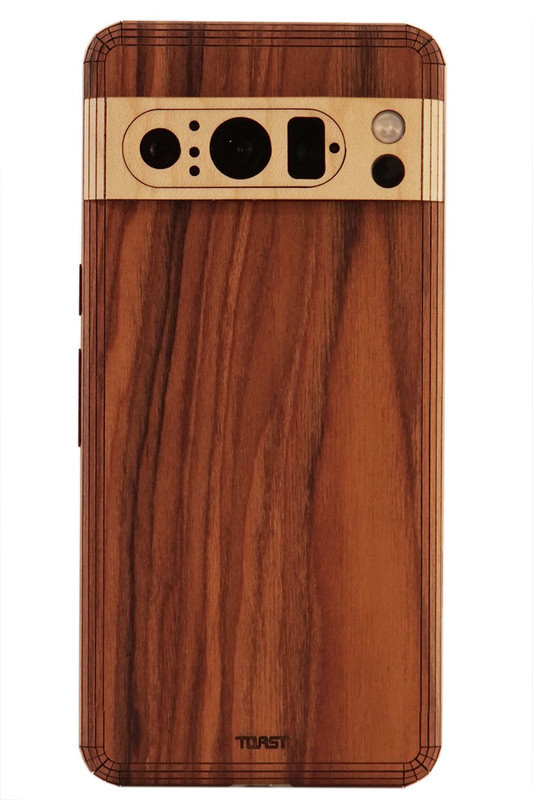 ひわっぺ　MILEL Android A8 Box Real wood cover for Pixel 8 / 8 Pro | Toast | USA