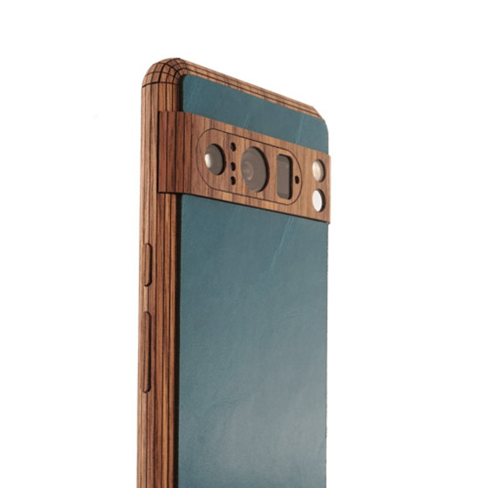 Leather and wood cover for Pixel 8 / 8 Pro | Toast | USA