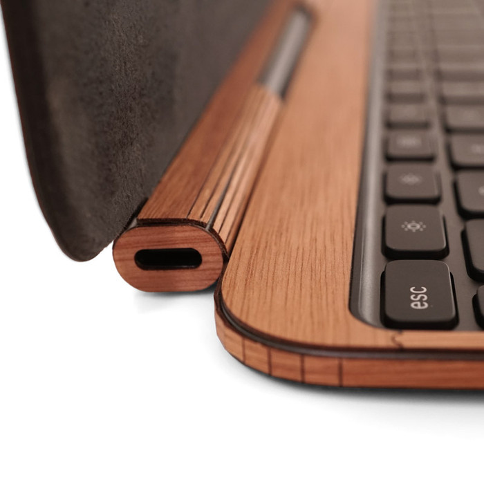 Real Wood iPad Pro M4 / M5 Covers | Toast | Made in USA