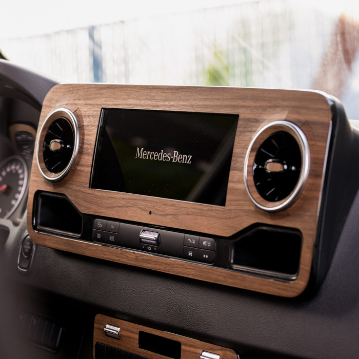 Toast wraps that huge plastic display, center console for a luxurious interior. 