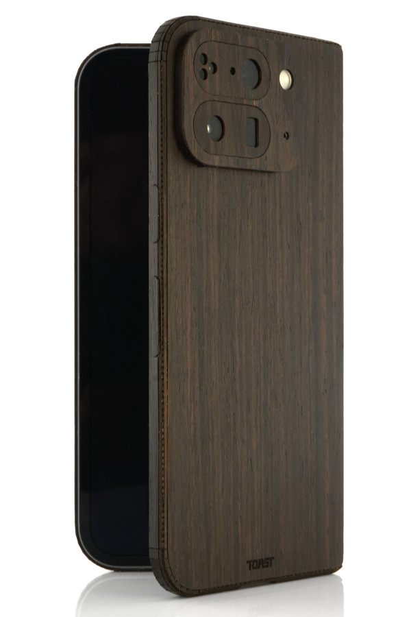 Real Wood Pixel 10 Pro Fold Covers |Toast | Made in USA