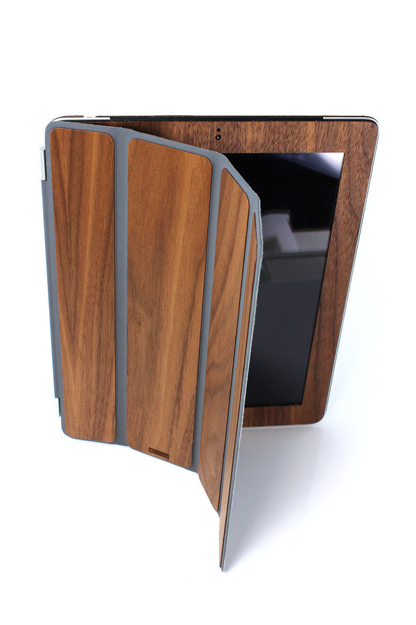 iPad Smart Cover / Keyboard Panels (wood) - Thumbnail 3